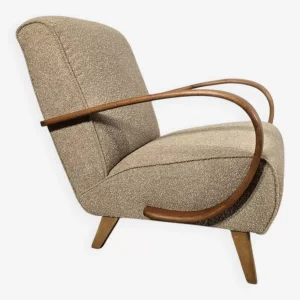 Fotel H 410 proj. Jendrich Halabala, Czechosłowacja lata 50 